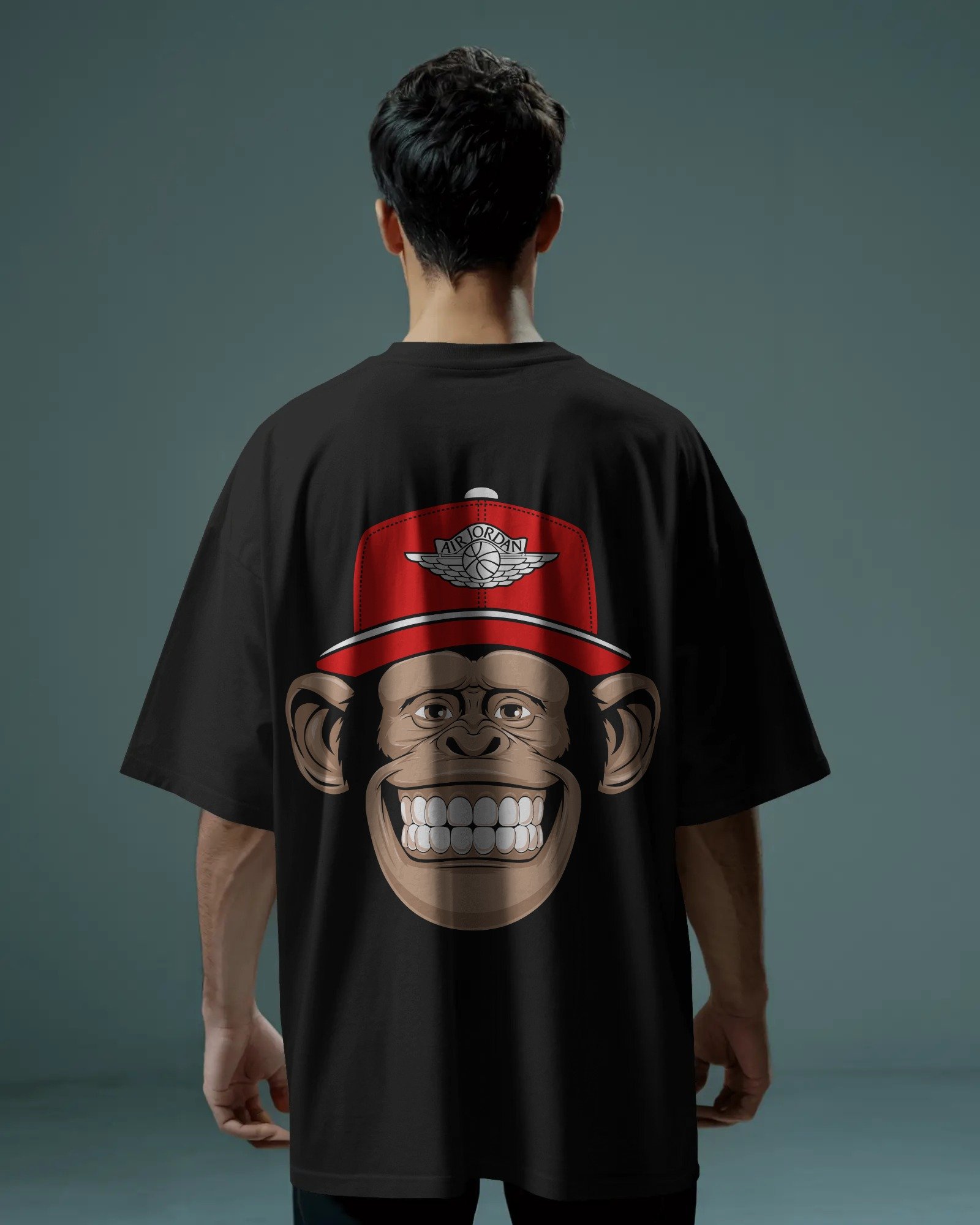 (BORED APE )Men Cotton Oversized T-shirt